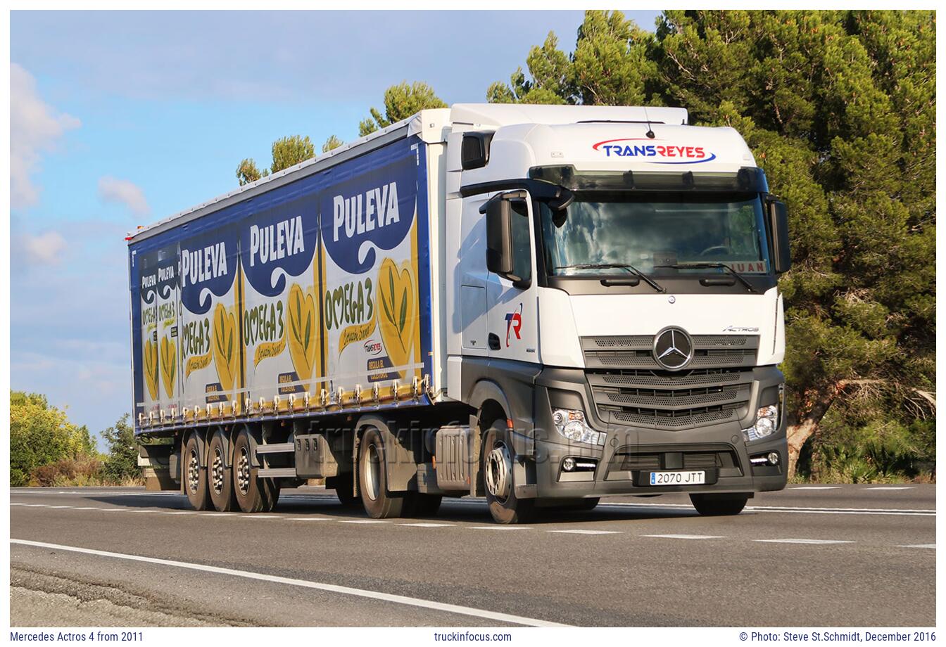 Mercedes Actros 4 from 2011 Photo December 2016