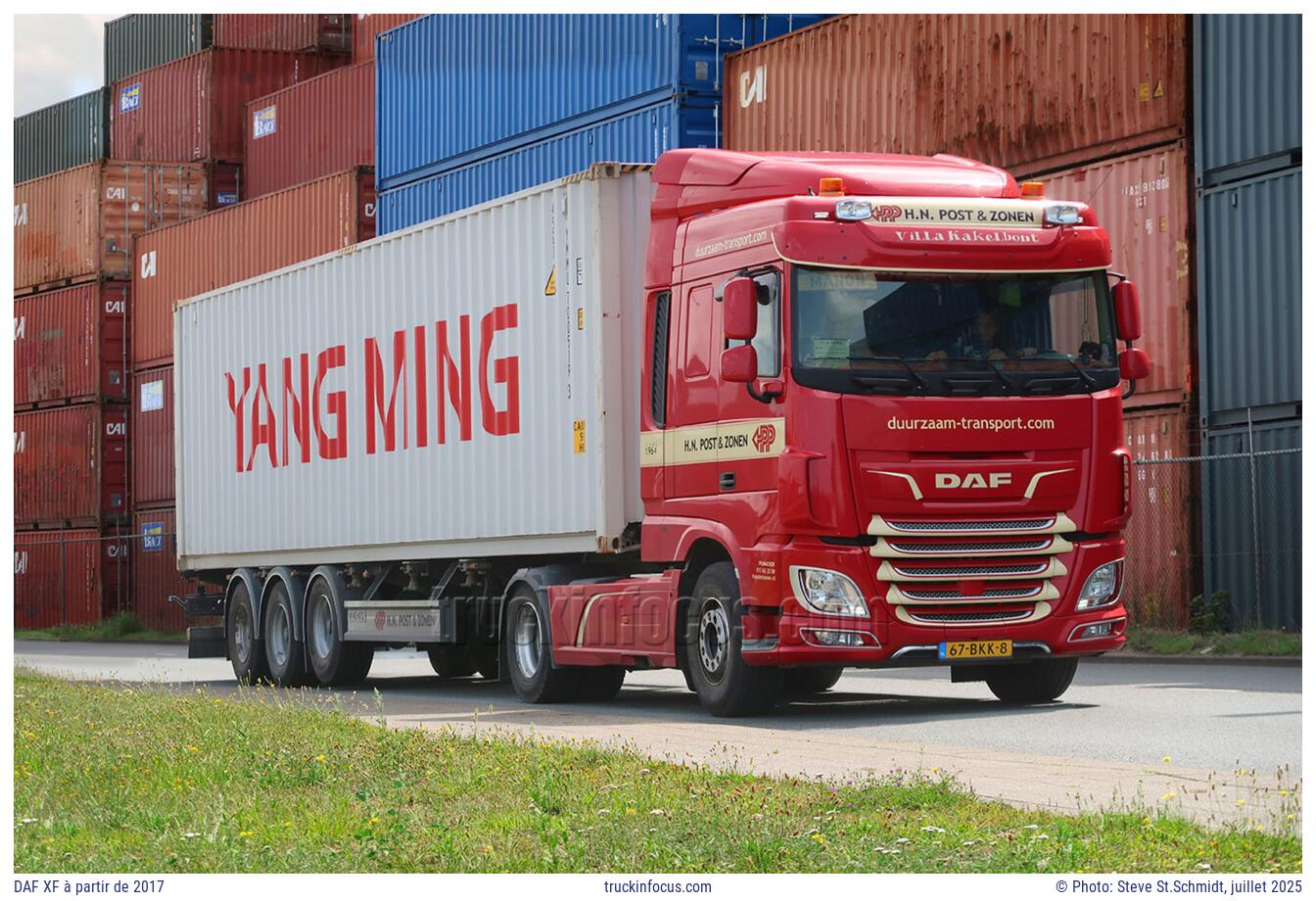 DAF XF à partir de 2017 Photo juillet 2025