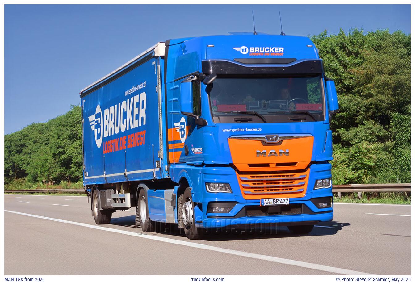 MAN TGX from 2020 Photo May 2025