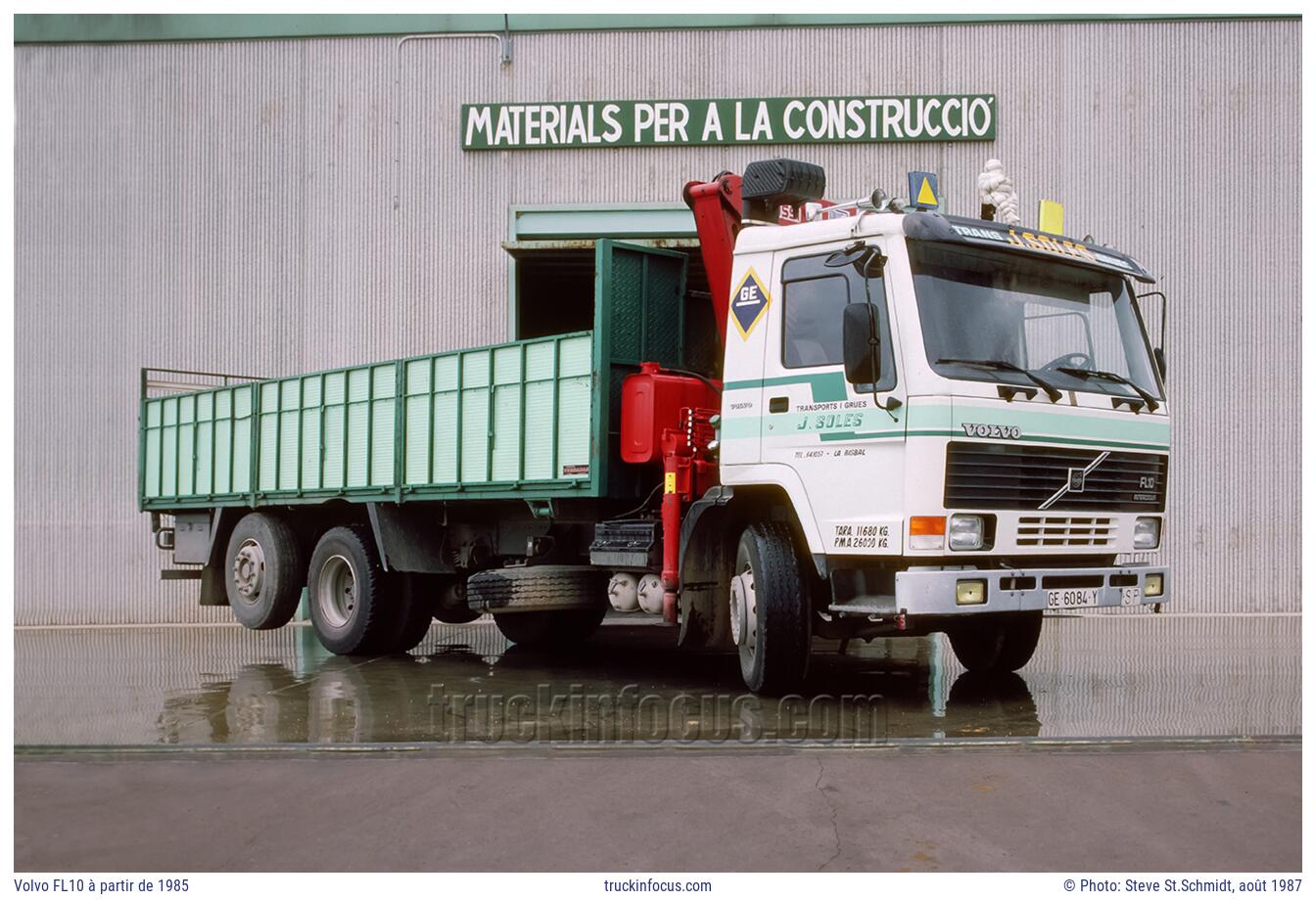 Volvo FL10 à partir de 1985 Photo août 1987