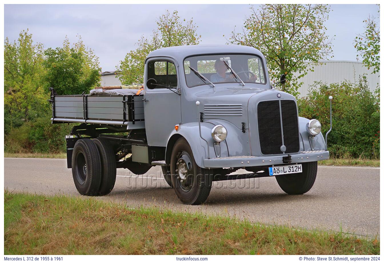 Mercedes L 312 de 1955 à 1961 Photo septembre 2024