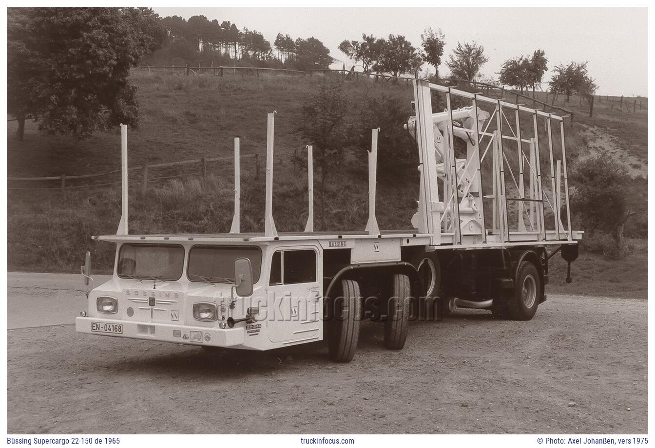 Büssing Supercargo 22-150 de 1965 Photo vers 1975