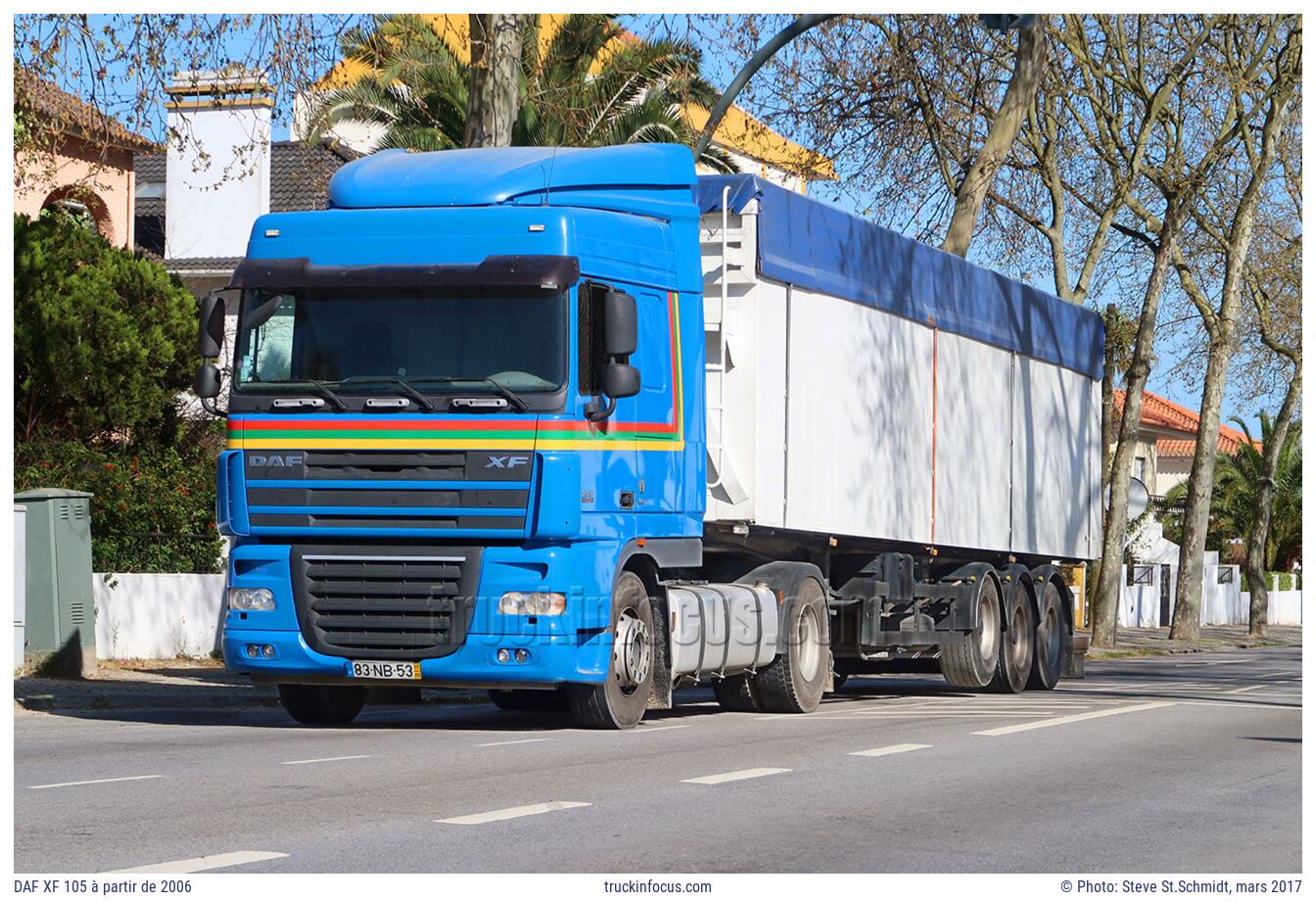 DAF XF 105 à partir de 2006 Photo mars 2017