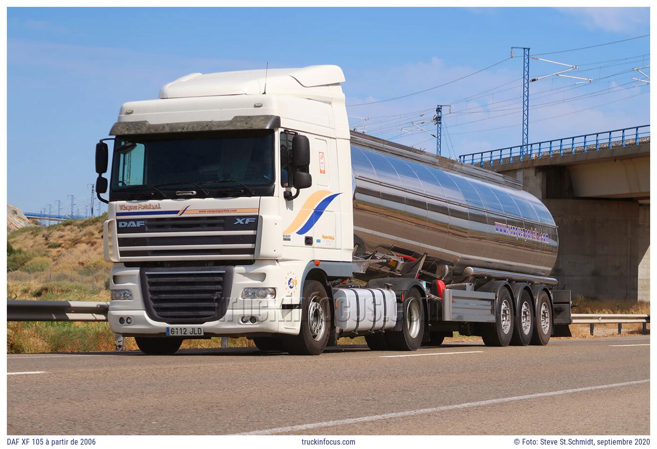 DAF XF 105 à partir de 2006 Foto septiembre 2020