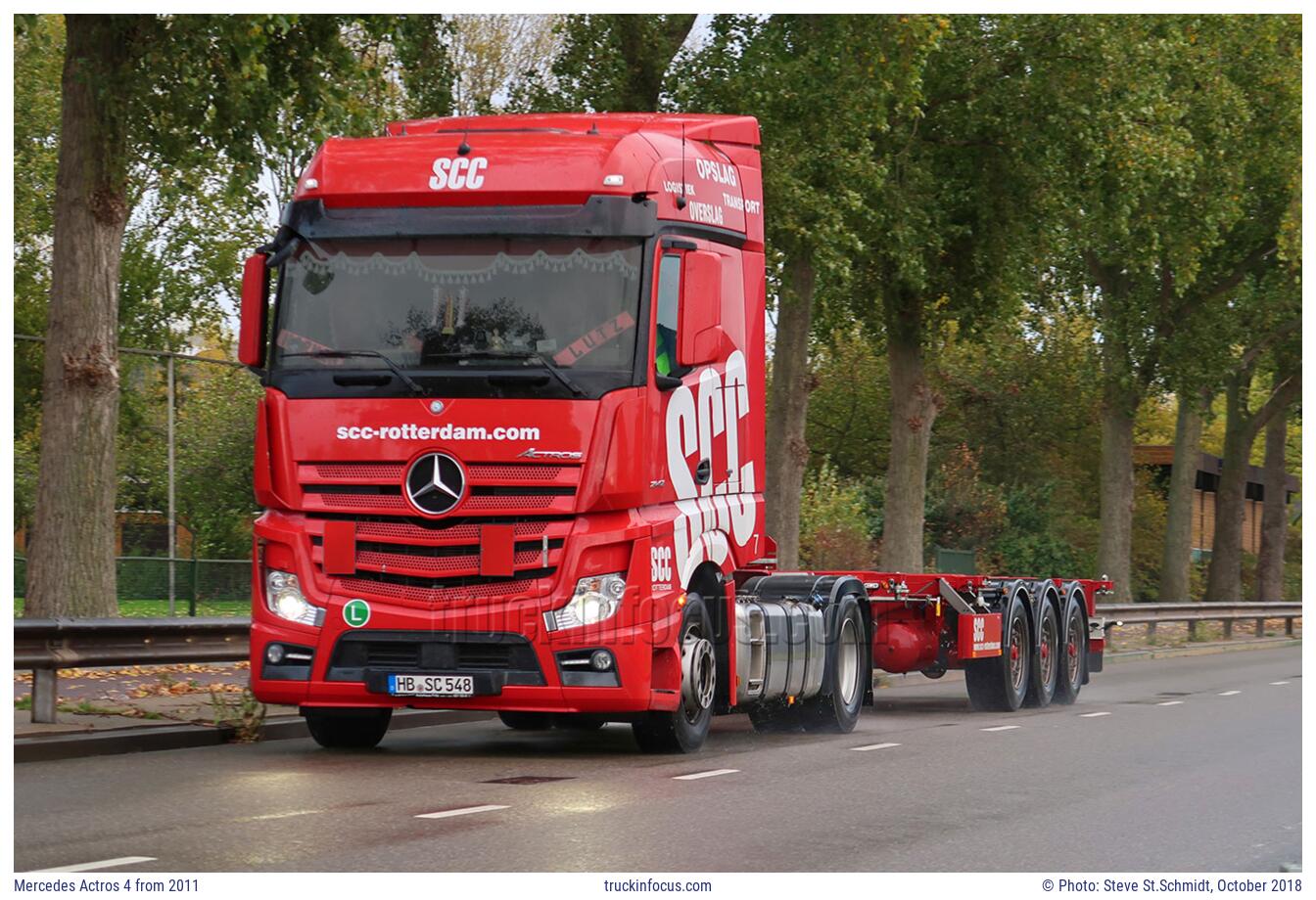 Mercedes Actros 4 from 2011 Photo October 2018