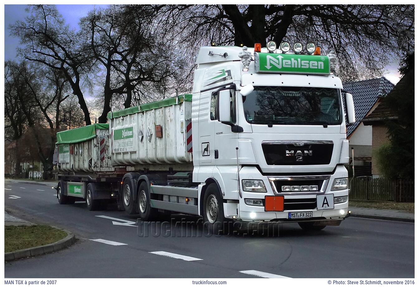 MAN TGX à partir de 2007 Photo novembre 2016