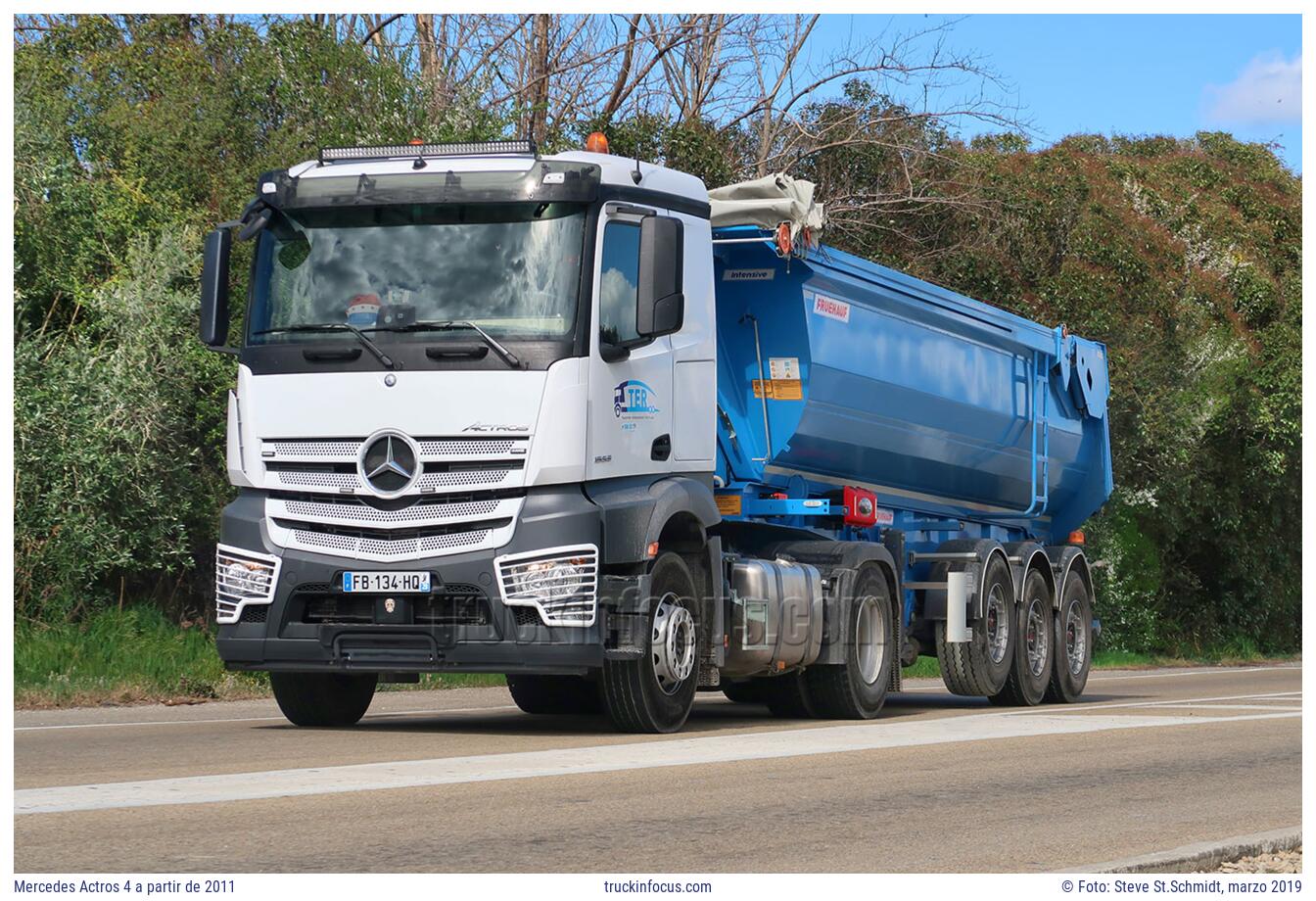 Mercedes Actros 4 a partir de 2011 Foto marzo 2019