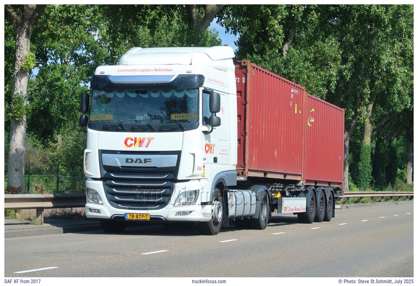 DAF XF from 2017 Photo July 2025