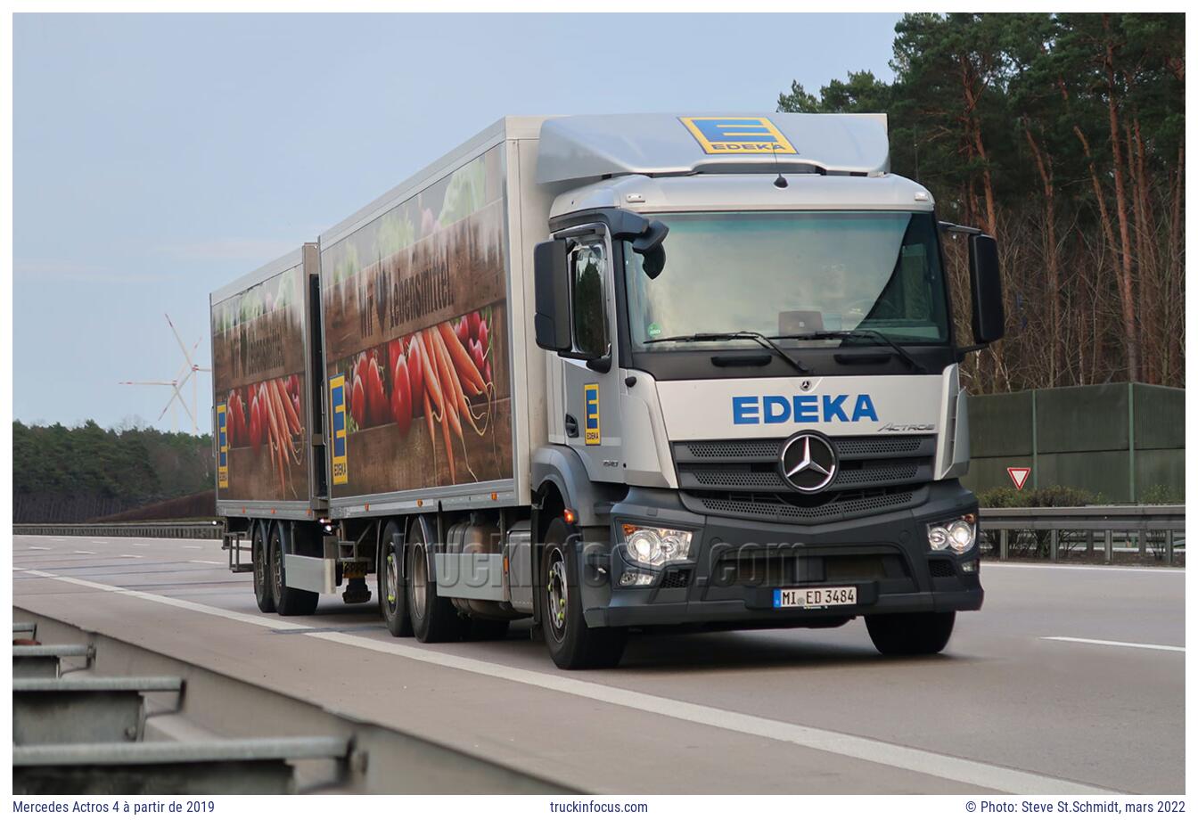 Mercedes Actros 4 à partir de 2019 Photo mars 2022