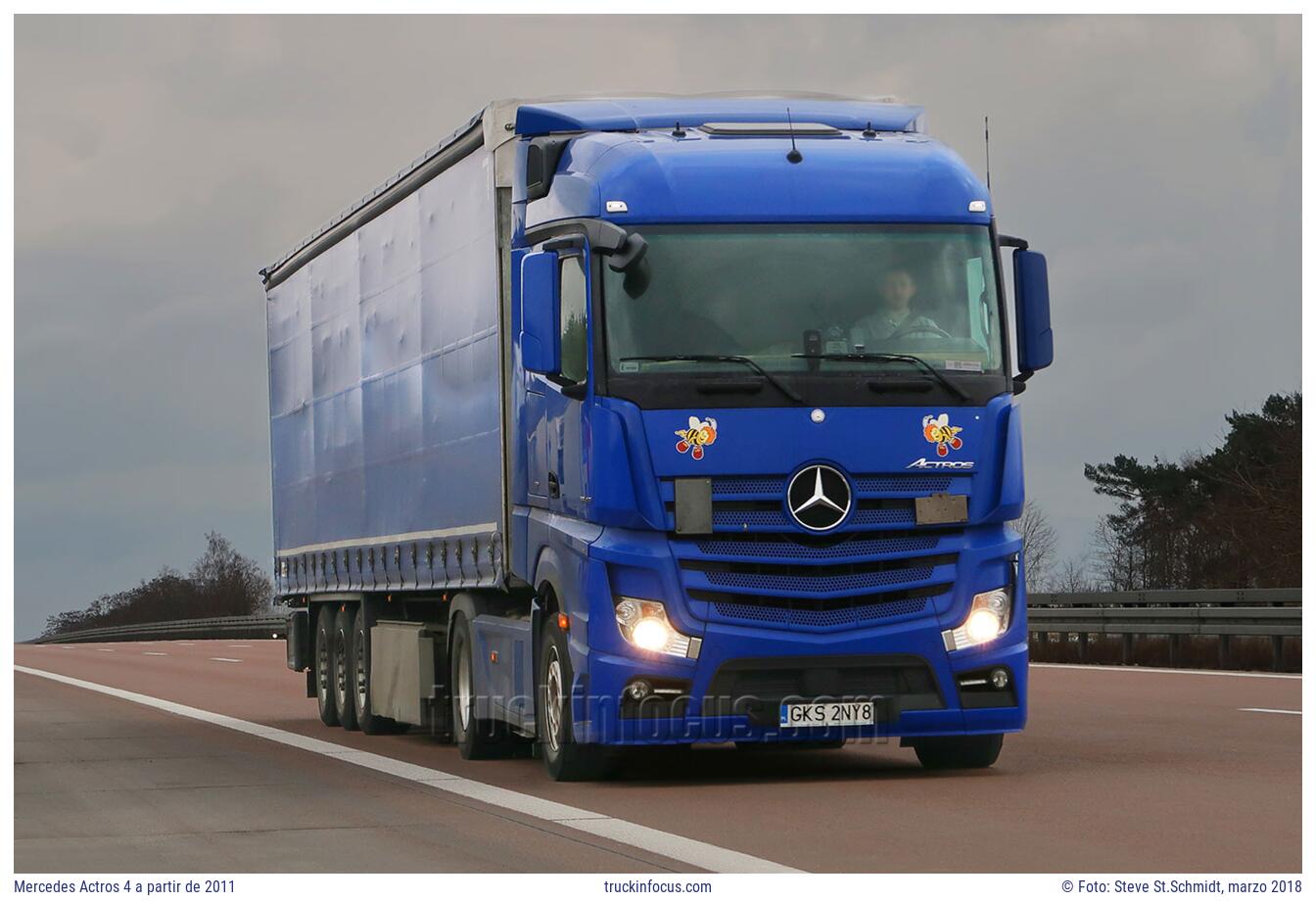 Mercedes Actros 4 a partir de 2011 Foto marzo 2018