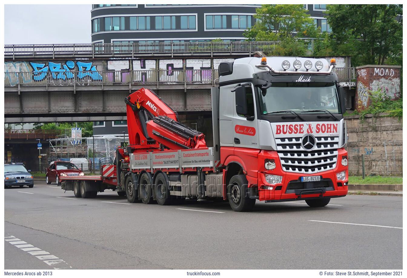 Mercedes Arocs ab 2013 Foto September 2021