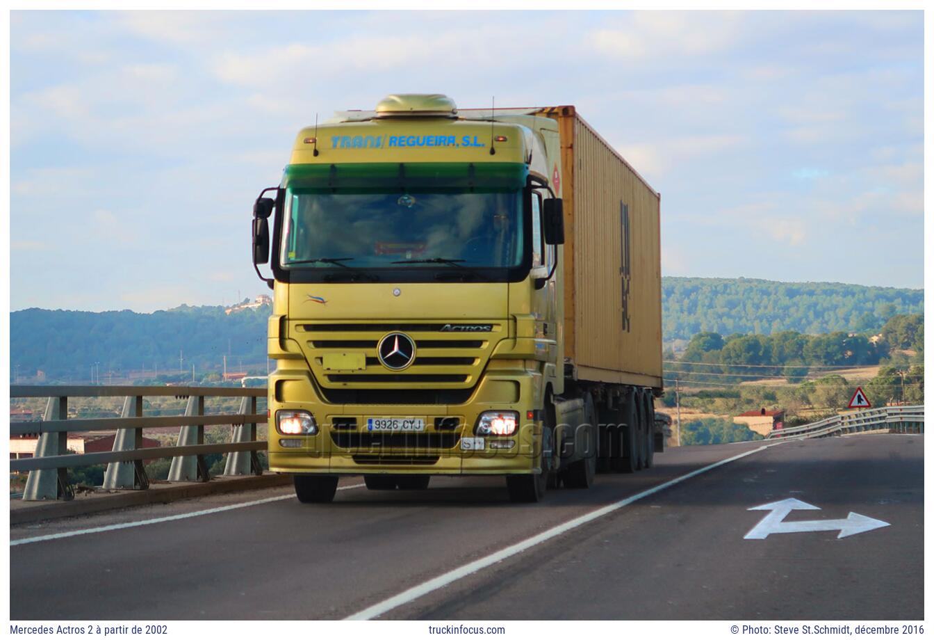 Mercedes Actros 2 à partir de 2002 Photo décembre 2016