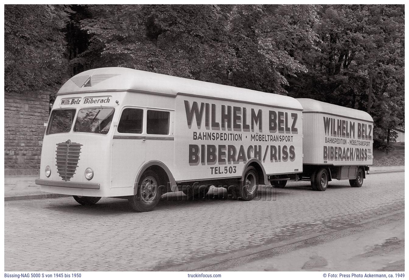 Büssing-NAG 5000 S von 1945 bis 1950 Foto ca. 1949