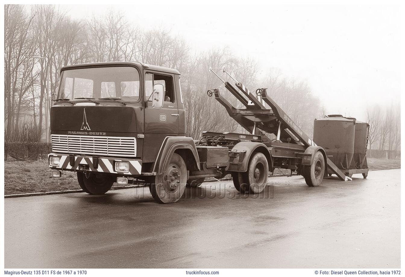 Magirus-Deutz 135 D11 FS de 1967 a 1970 Foto hacia 1972