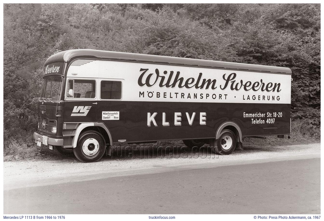 Mercedes LP 1113 B from 1966 to 1976 Photo ca. 1967