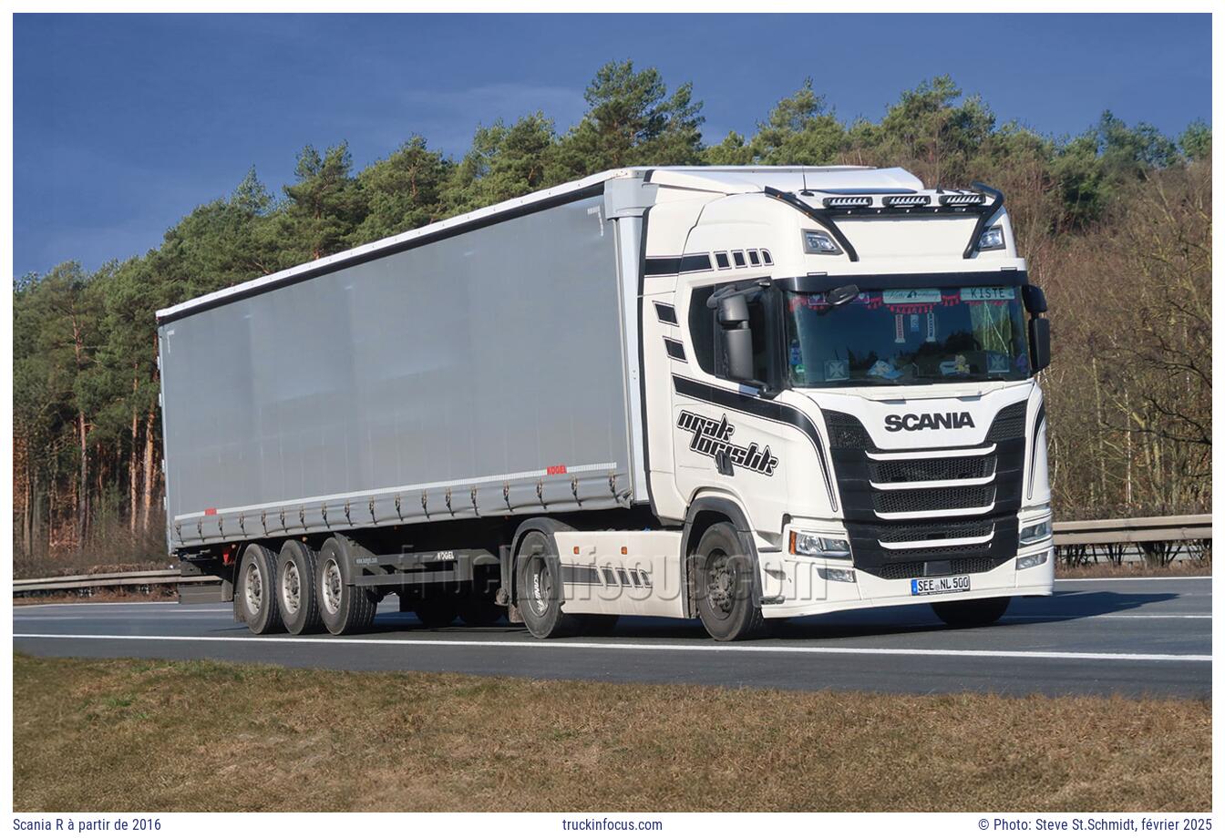 Scania R à partir de 2016 Photo février 2025