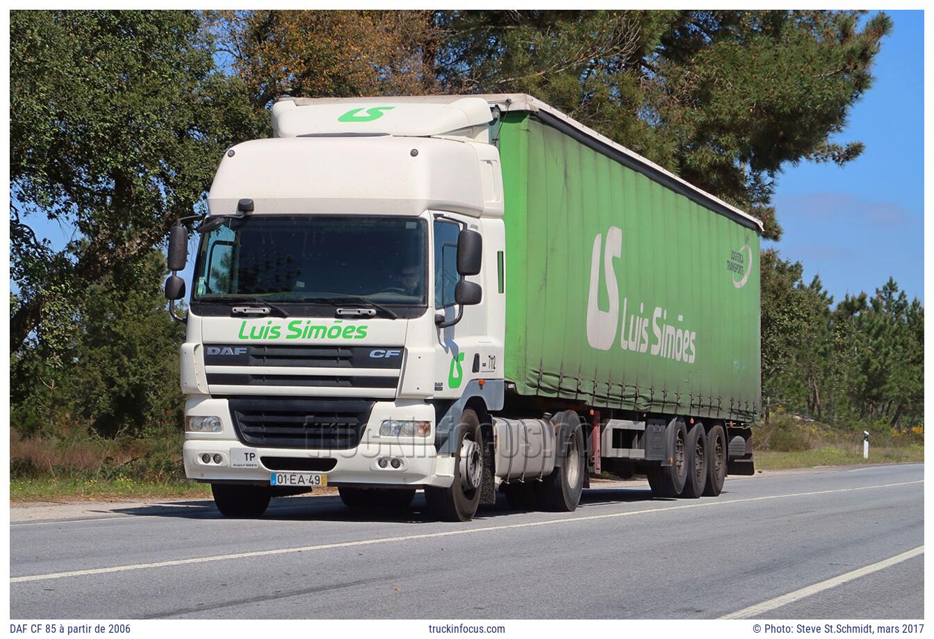 DAF CF 85 à partir de 2006 Photo mars 2017