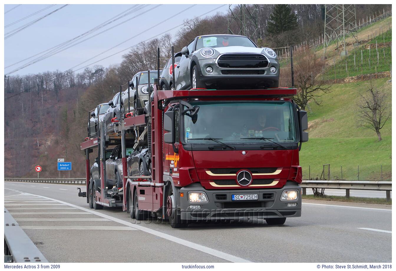 Mercedes Actros 3 from 2009 Photo March 2018