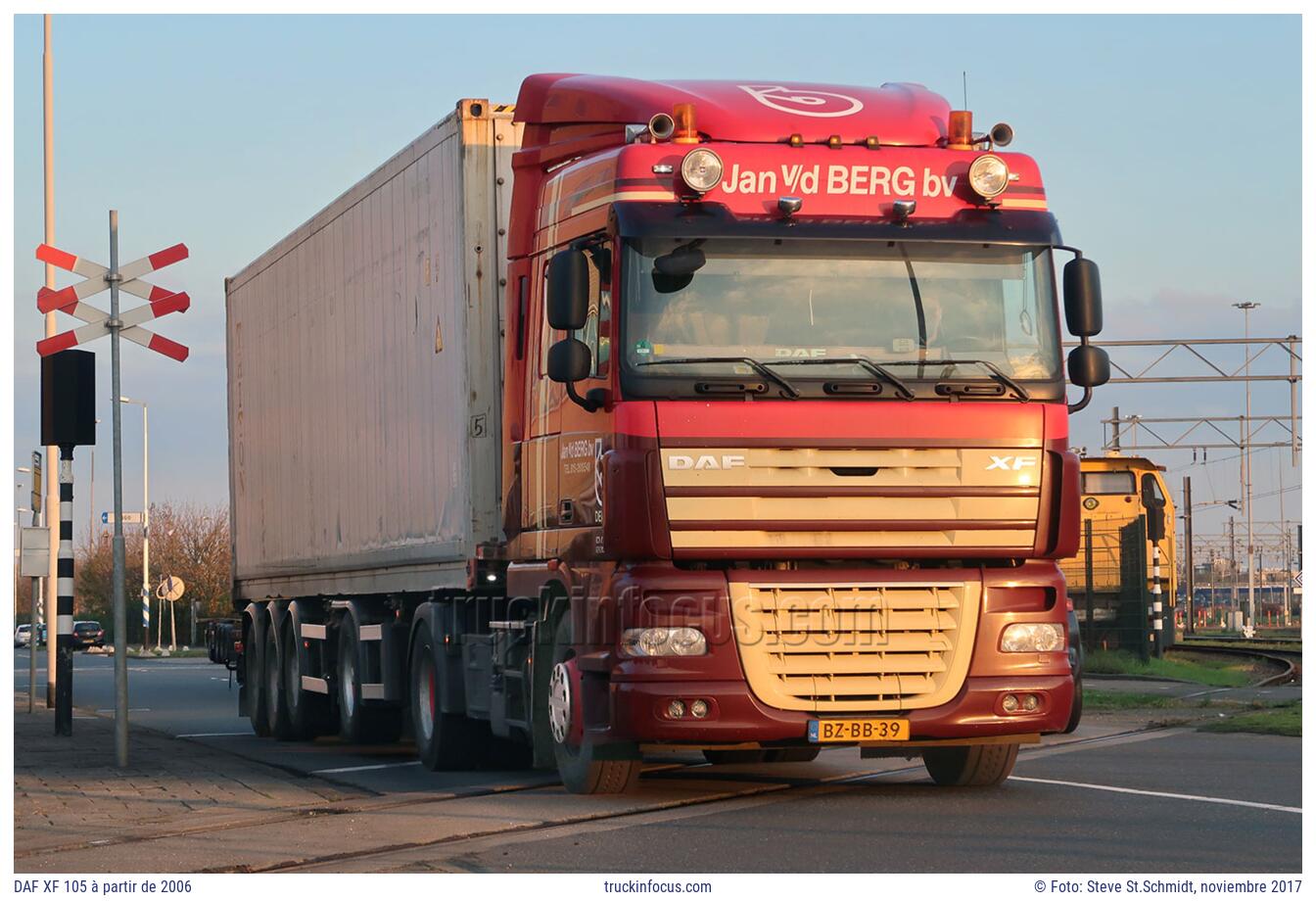 DAF XF 105 à partir de 2006 Foto noviembre 2017