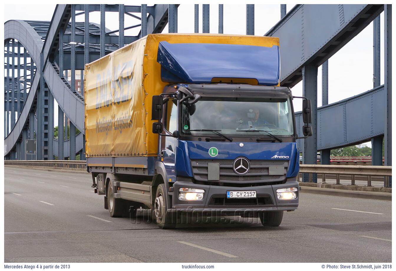 Mercedes Atego 4 à partir de 2013 Photo juin 2018