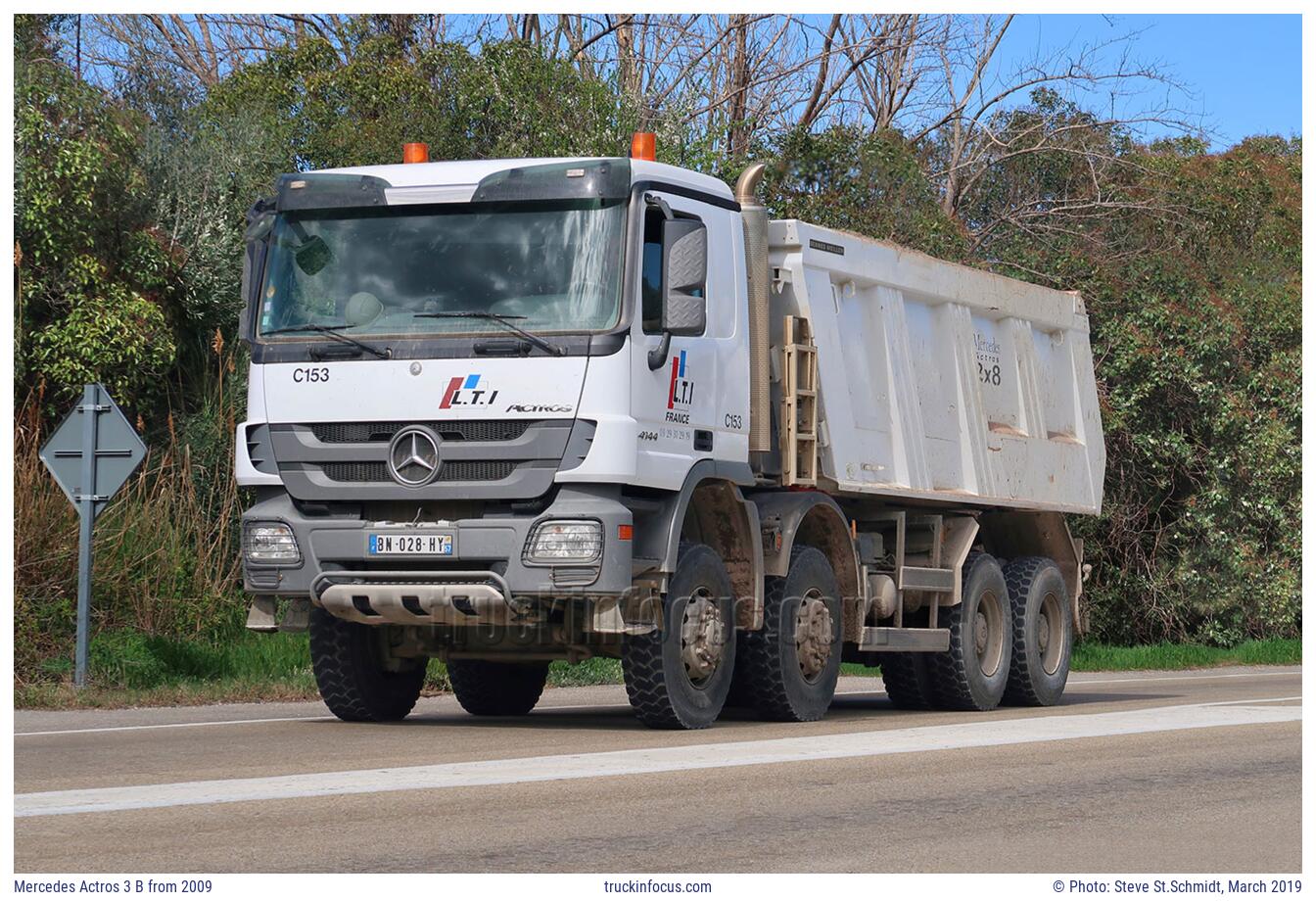 Mercedes Actros 3 B from 2009 Photo March 2019