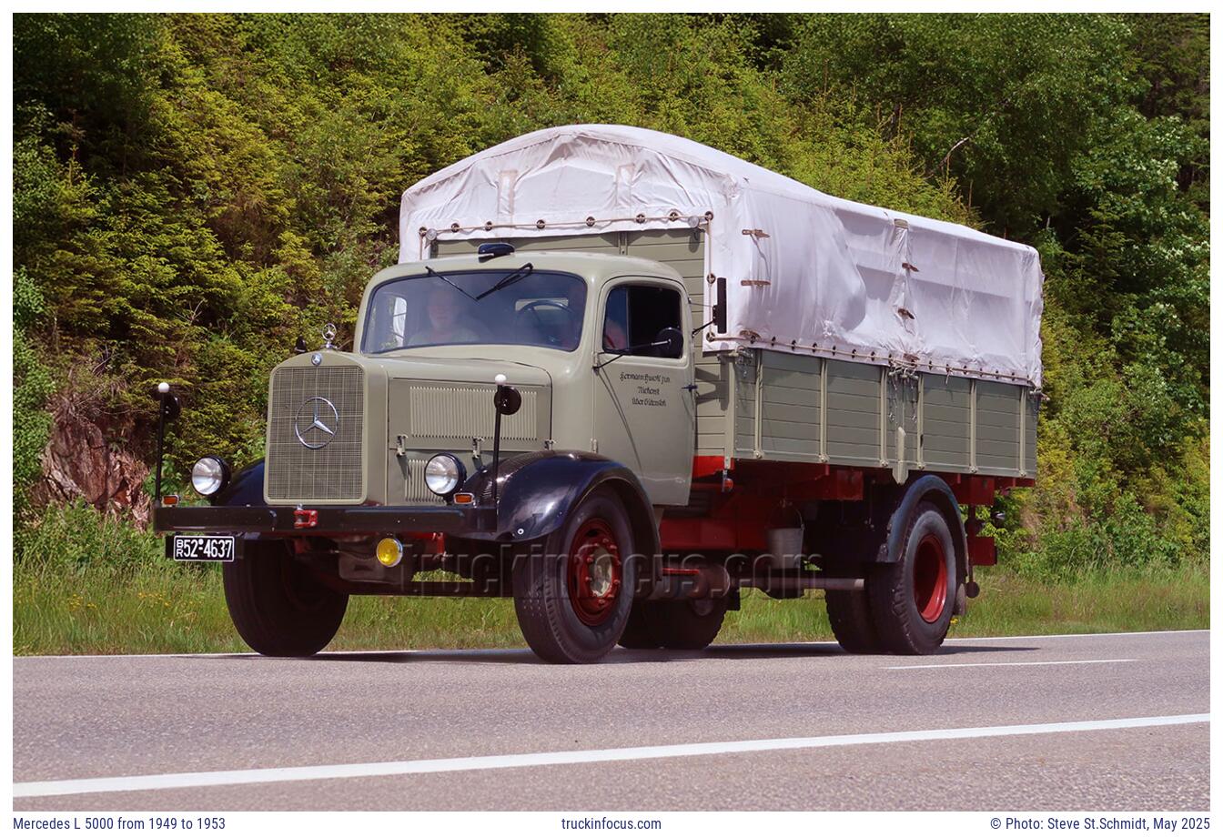 Mercedes L 5000 from 1949 to 1953 Photo May 2025