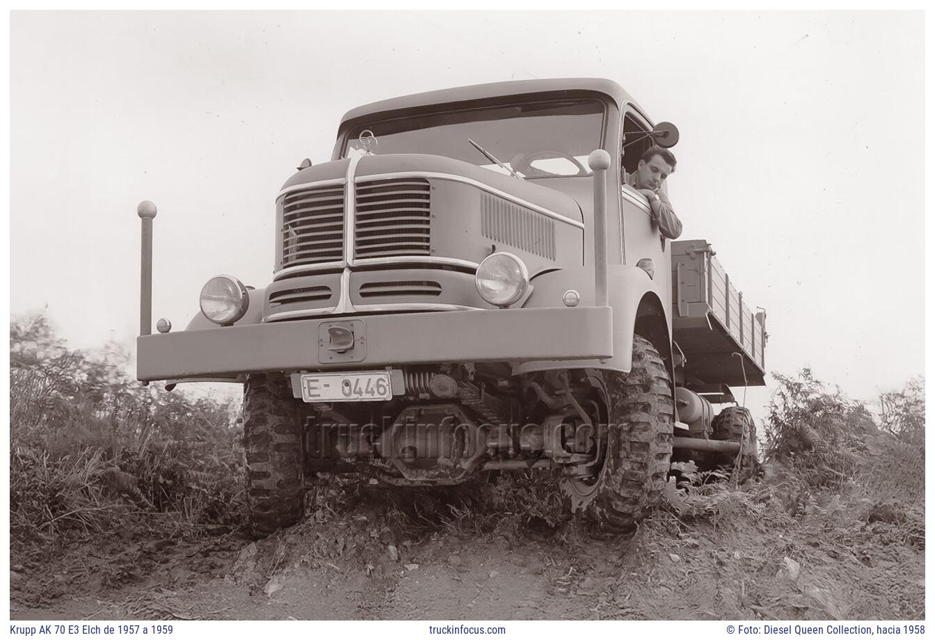 Krupp AK 70 E3 Elch de 1957 a 1959 Foto hacia 1958