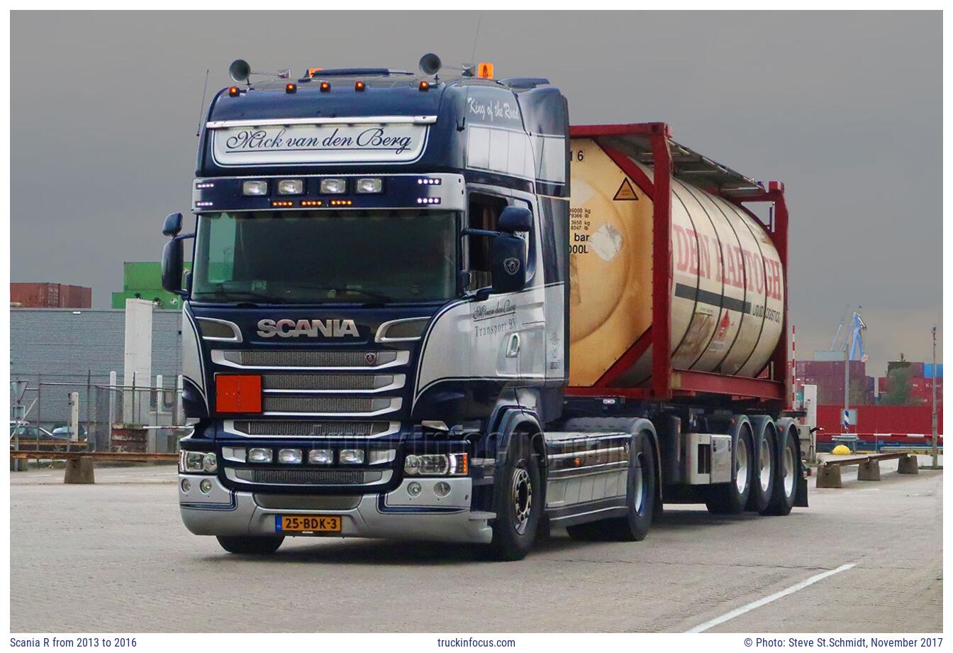 Scania R from 2013 to 2016 Photo November 2017