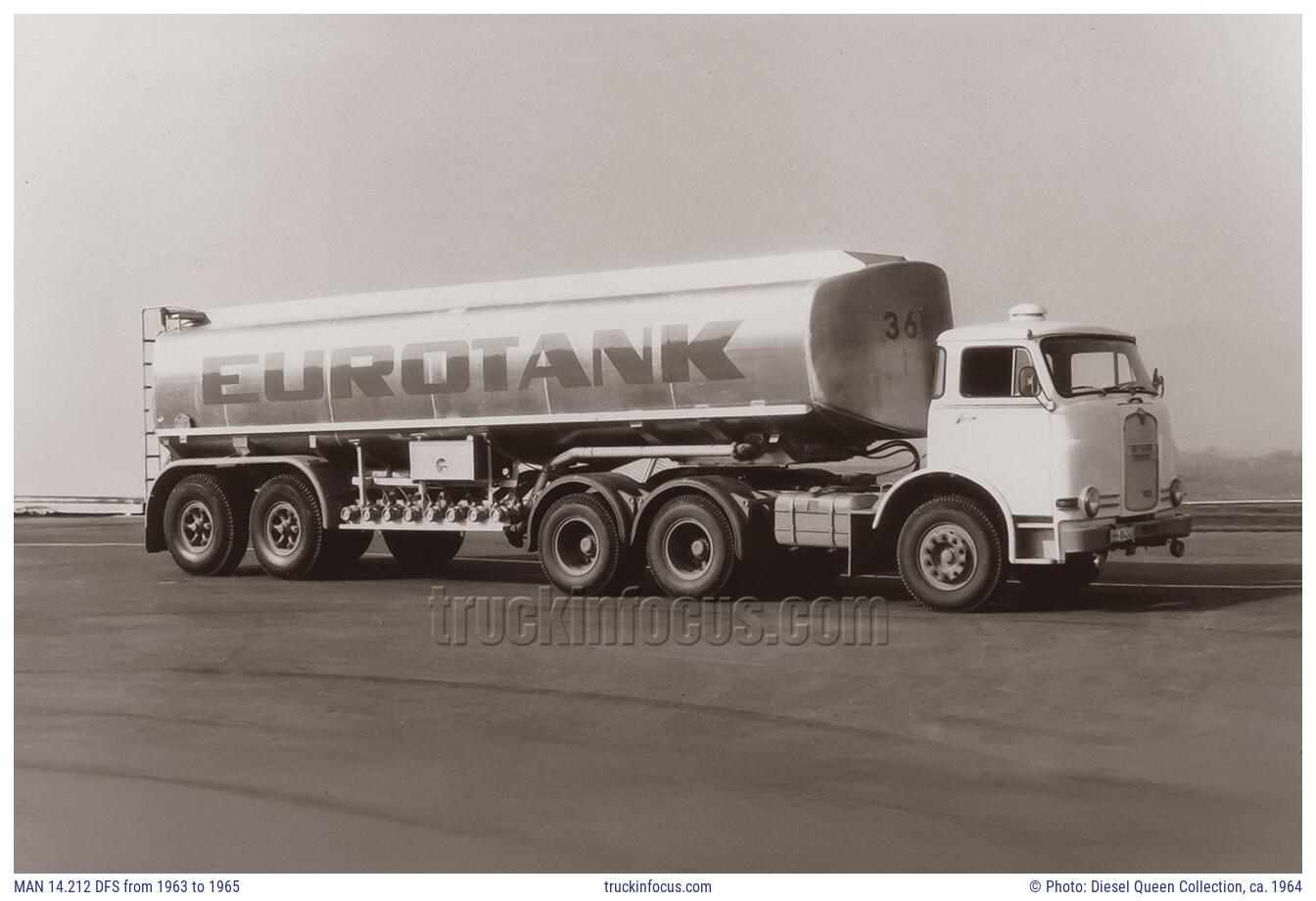 MAN 14.212 DFS from 1963 to 1965 Photo ca. 1964