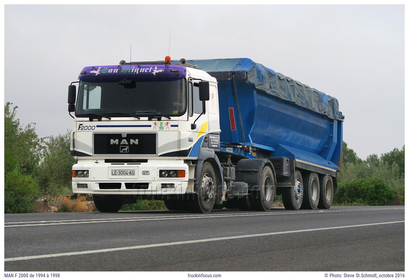MAN F 2000 de 1994 à 1998 Photo octobre 2016