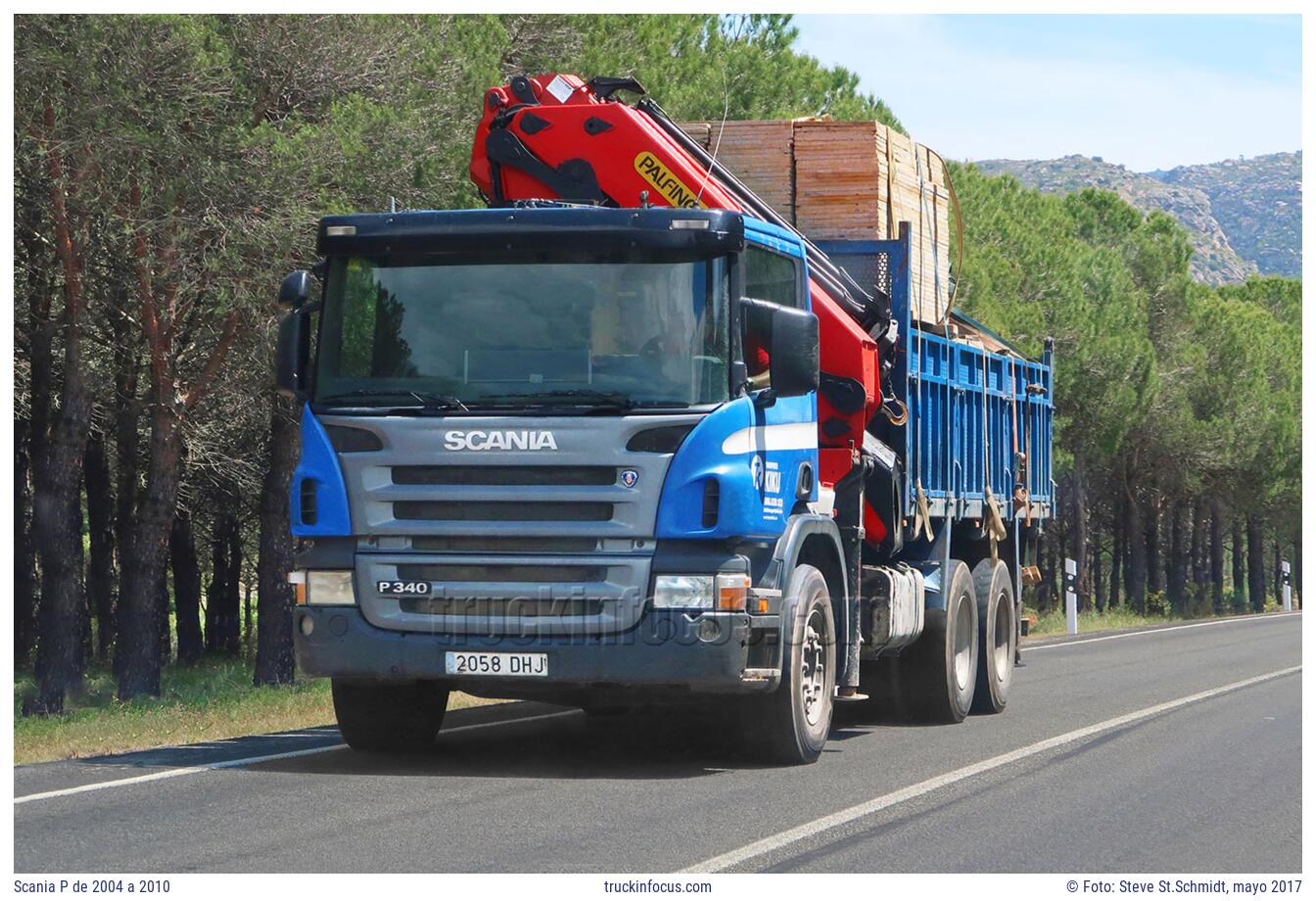 Scania P de 2004 a 2010 Foto mayo 2017