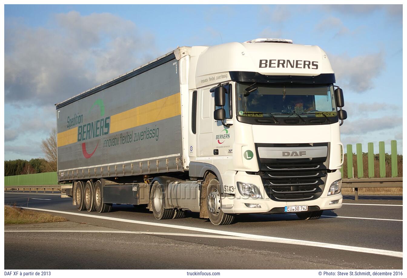 DAF XF à partir de 2013 Photo décembre 2016