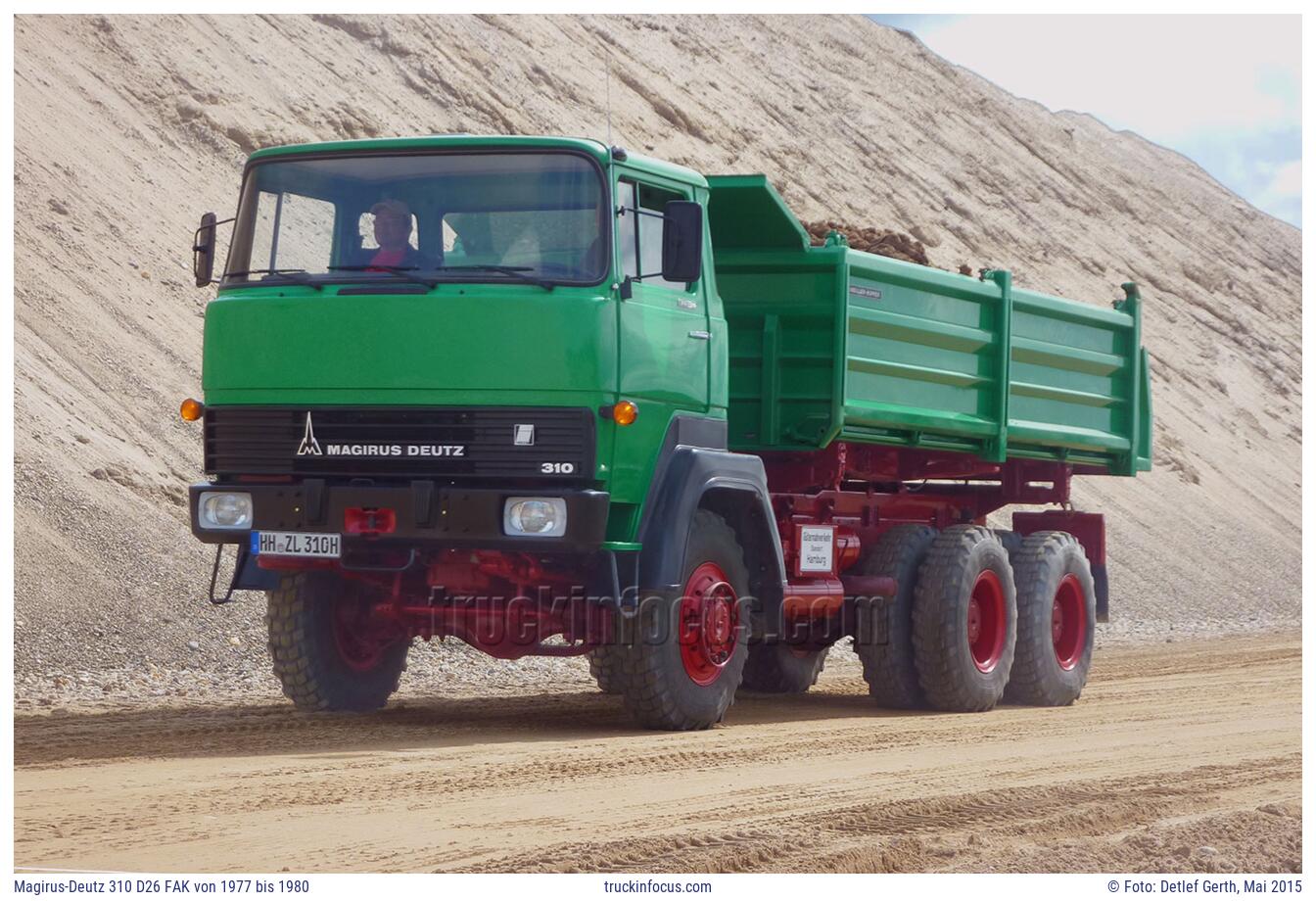 Magirus-Deutz 310 D26 FAK von 1977 bis 1980 Foto Mai 2015
