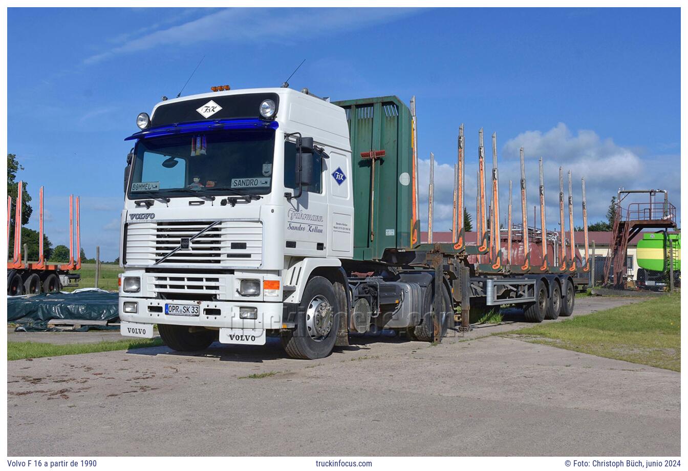 Volvo F 16 a partir de 1990 Foto junio 2024