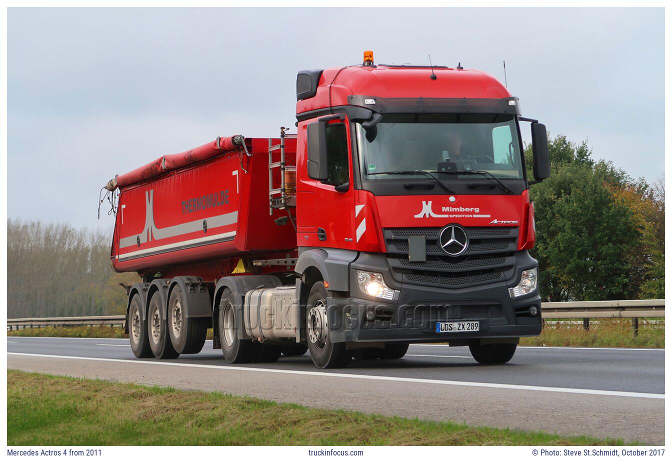 Mercedes Actros 4 from 2011 Photo October 2017