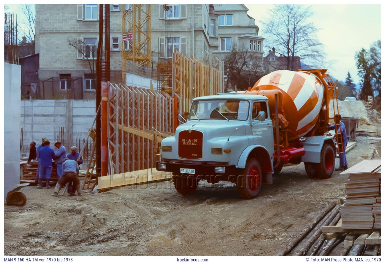 MAN 9.160 HA-TM von 1970 bis 1973 Foto ca. 1970