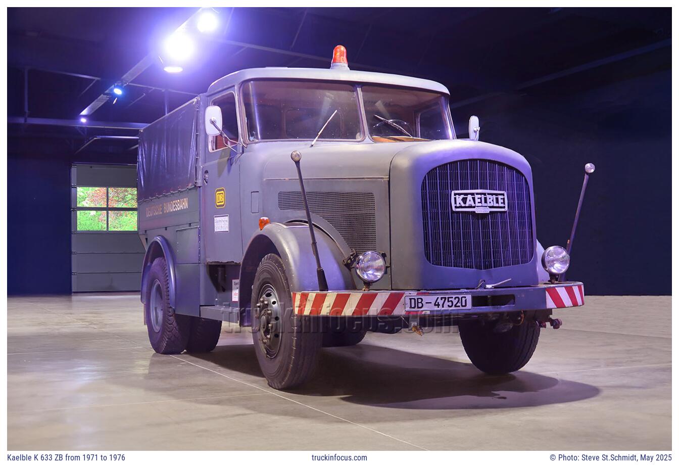 Kaelble K 633 ZB from 1971 to 1976 Photo May 2025