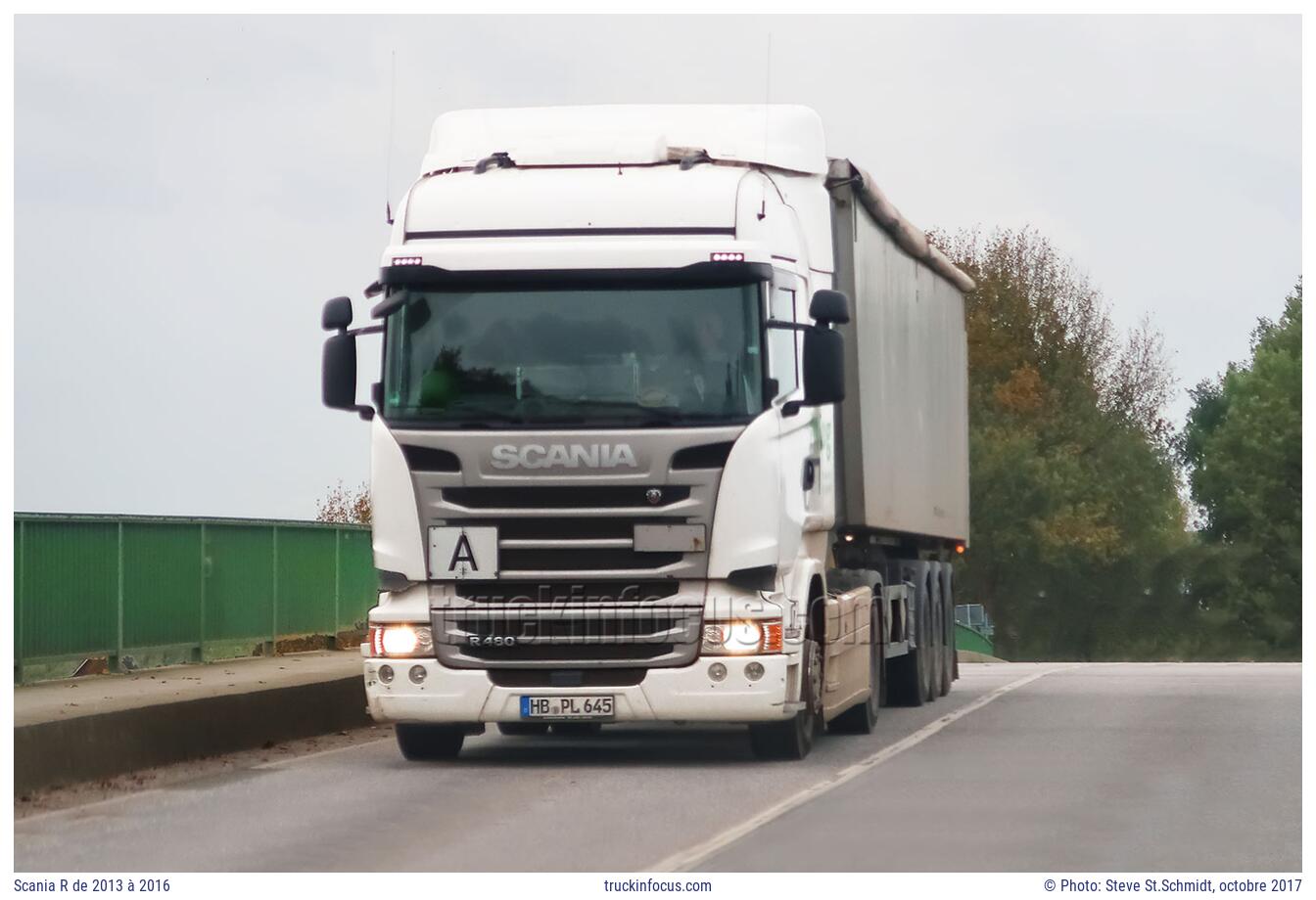 Scania R de 2013 à 2016 Photo octobre 2017