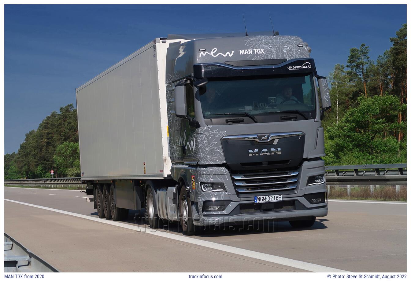 MAN TGX from 2020 Photo August 2022