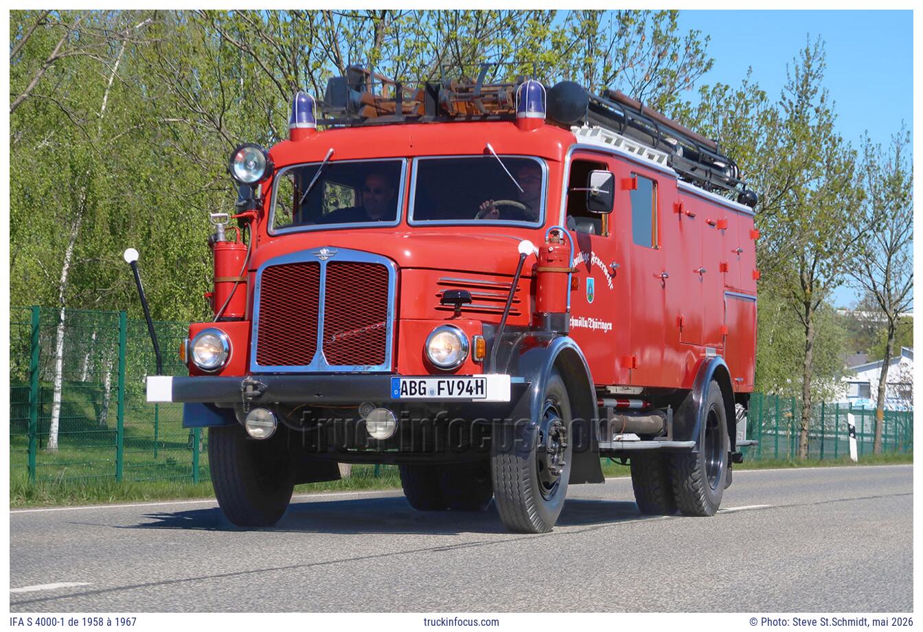 IFA S 4000-1 de 1958 à 1967 Photo mai 2026