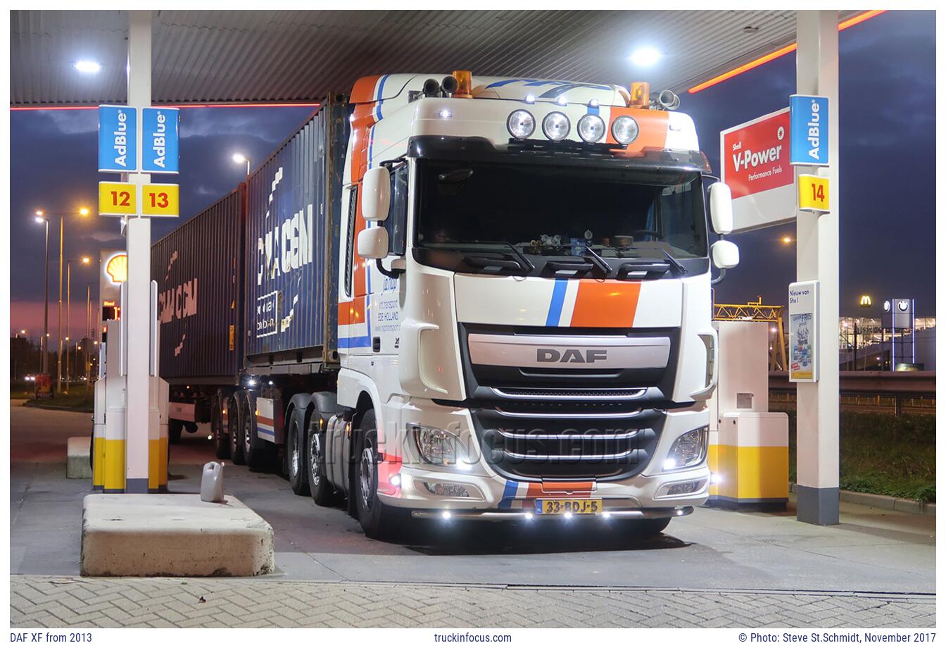 DAF XF from 2013 Photo November 2017