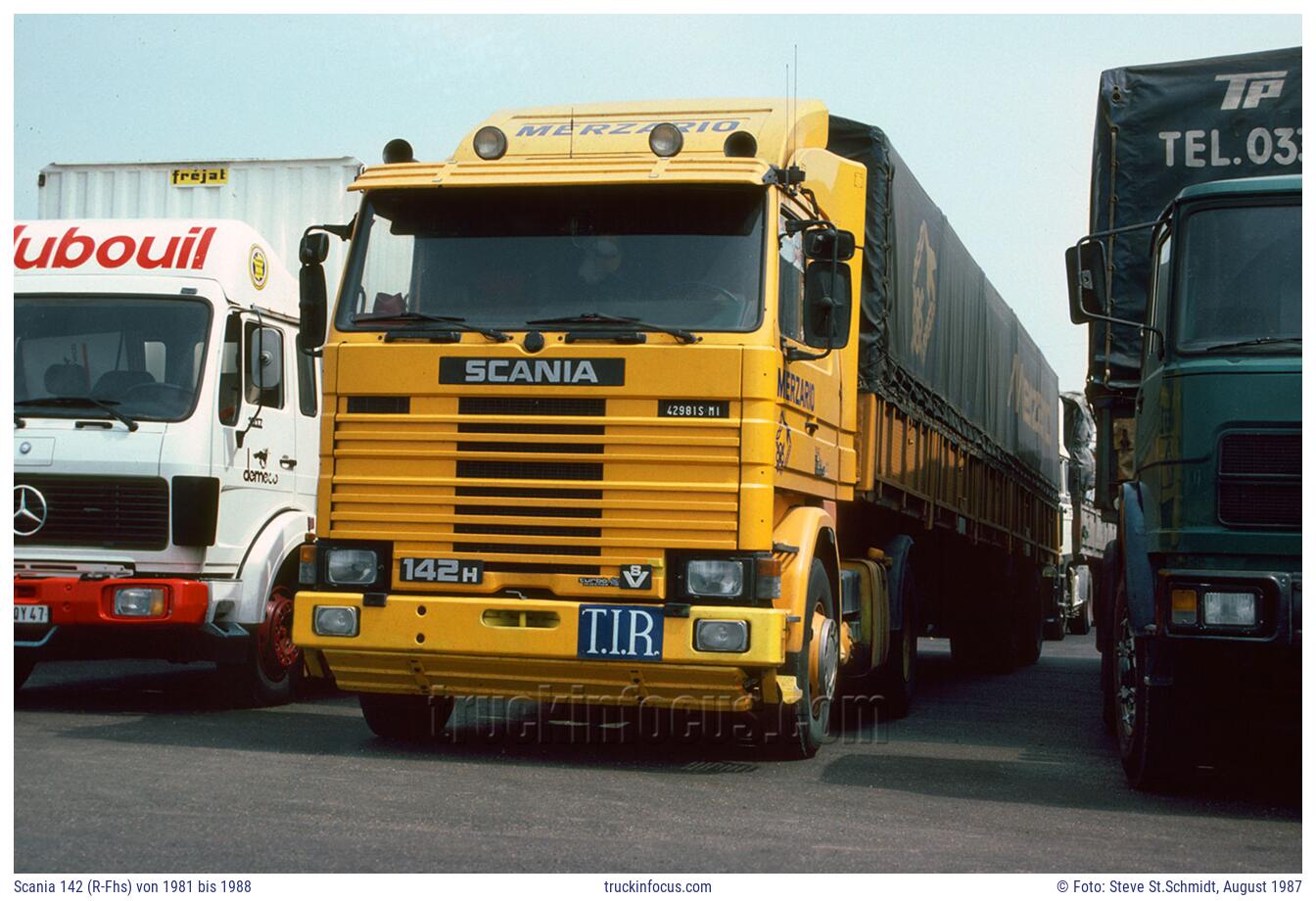 Scania 142 (R-Fhs) von 1981 bis 1988 Foto August 1987