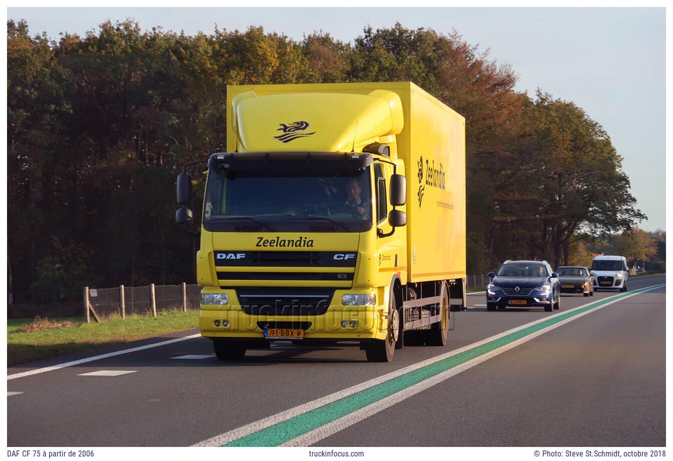 DAF CF 75 à partir de 2006 Photo octobre 2018