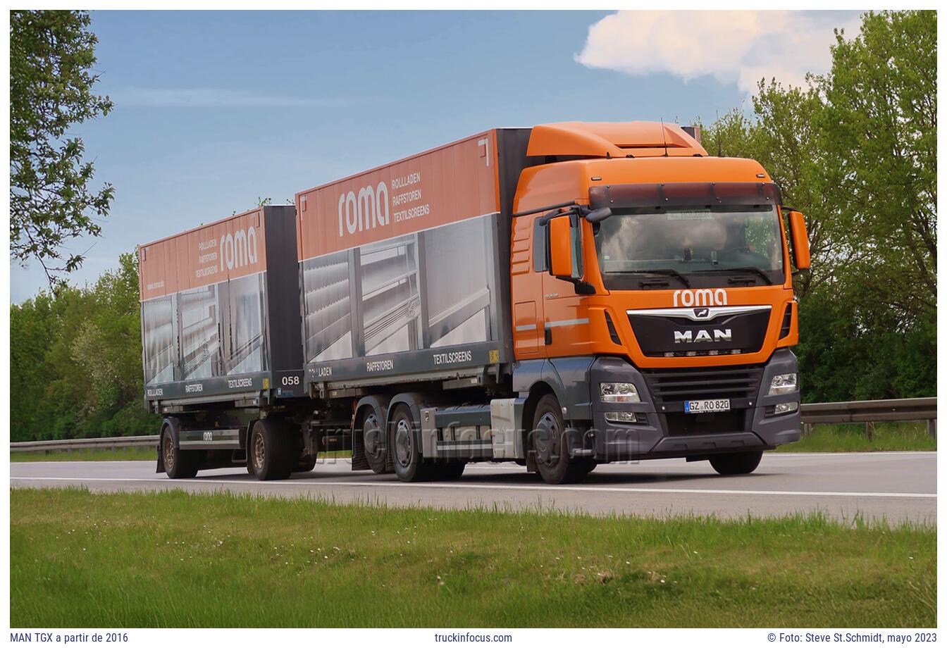 MAN TGX a partir de 2016 Foto mayo 2023