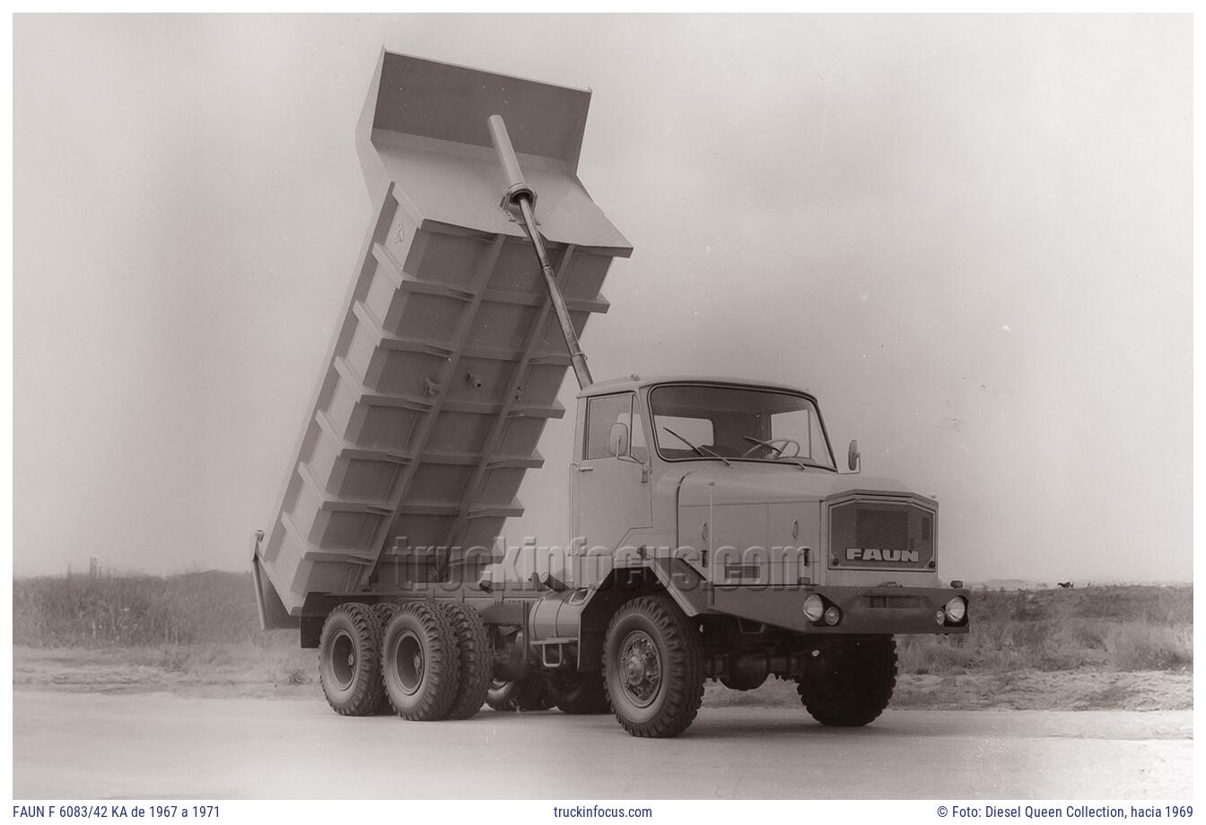 FAUN F 6083/42 KA de 1967 a 1971 Foto hacia 1969