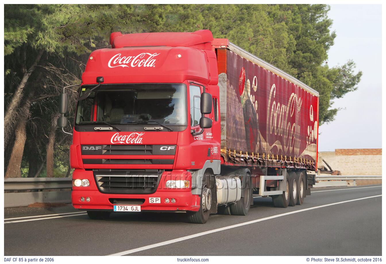 DAF CF 85 à partir de 2006 Photo octobre 2016