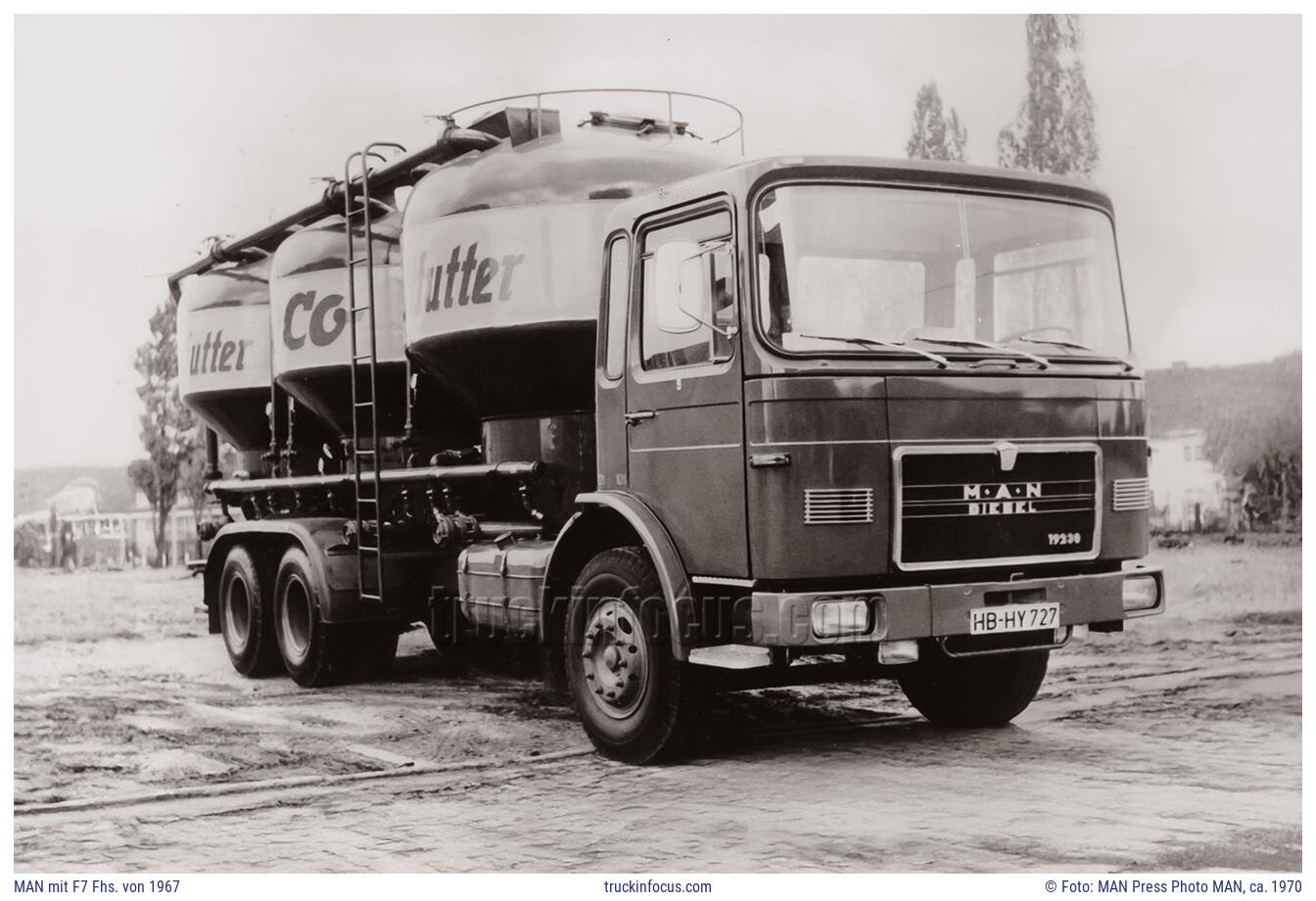 MAN mit F7 Fhs. von 1967 Foto ca. 1970