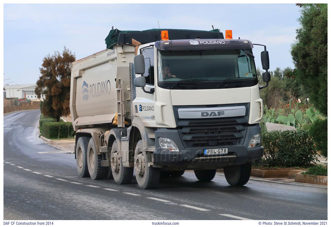 DAF CF Construction from 2014 Photo November 2021