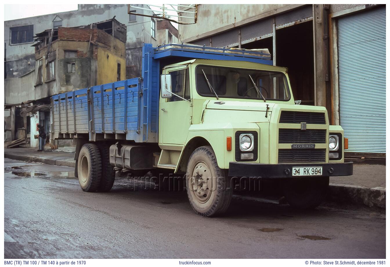 BMC (TR) TM 100 / TM 140 à partir de 1970 Photo décembre 1981