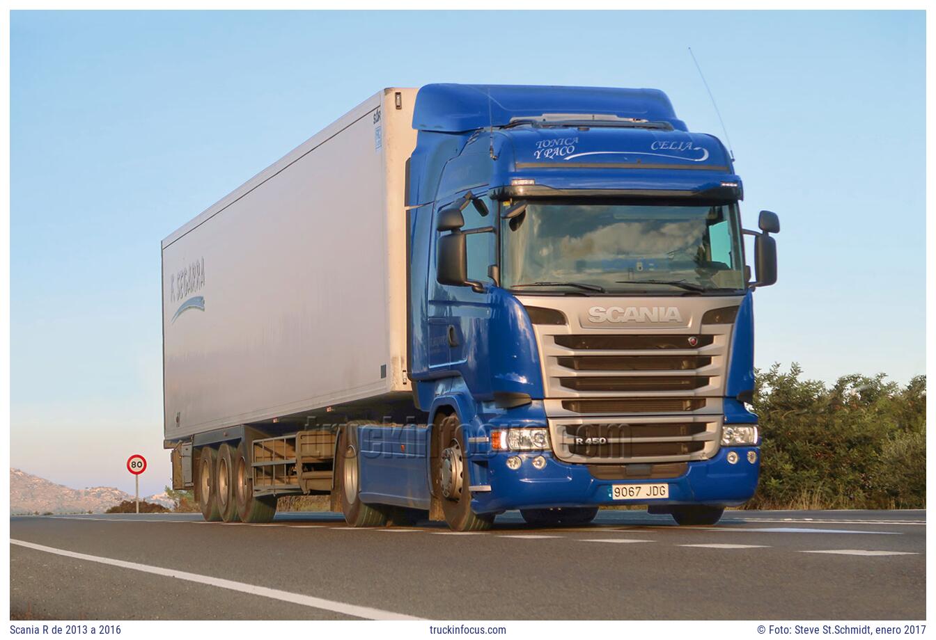 Scania R de 2013 a 2016 Foto enero 2017